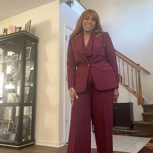 Express Burgundy Pantsuit